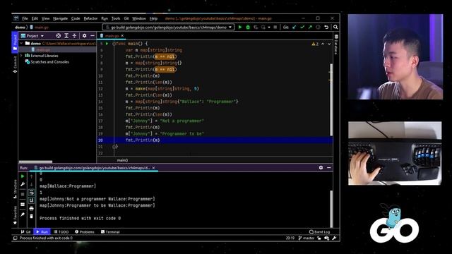 Golang Maps/HashMap/HashTable - ULTIMATE Golang Tutorial! смотреть онлайн