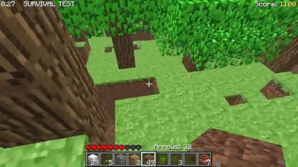 Minecraft Classic 0.27 SURVIVAL TEST