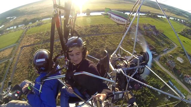 Полет с Владимиром Злобиным Рыбушкино 17 августа 2013