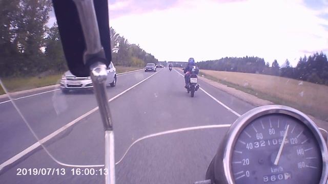 Поездка из Самары в Казань на мотоциклах. Часть 1- дорога туда. смотреть онлайн