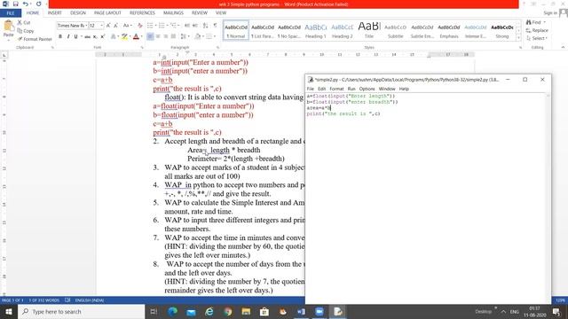 Writing Simple programs in python Part-1 смотреть онлайн