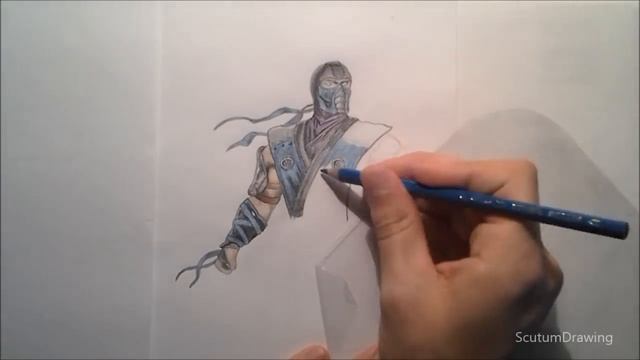 Sub Zero - Speed Drawing - Timelapse - Mortal Kombat X смотреть онлайн
