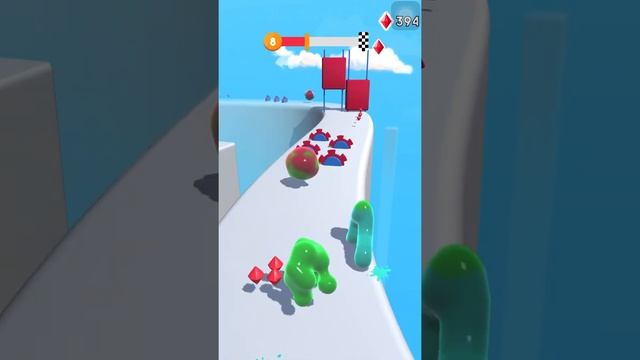 Blob Runner 3D Game Gameplay Walkthrough - Enjoy this runner where you can lose some body parts. смотреть онлайн