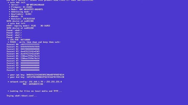 Запуск оболочки Xell на FreeBOOT