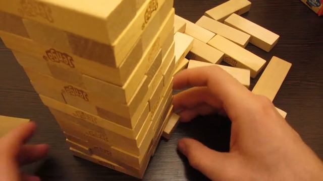Jenga (Дженга). История, распаковка и мнение об игре от Hasbro смотреть онлайн