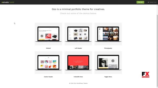 Ozo - Minimal Portfolio WordPress Theme Gatsauh Masterman смотреть онлайн