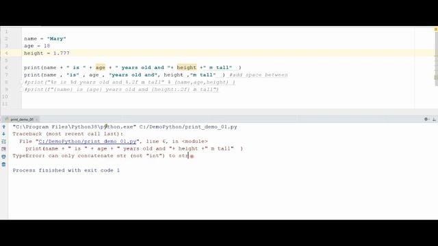 Simple Python Tutorial for printing formatted output #print() #modulo() #fstring #string смотреть онлайн
