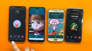 Incoming & Outgoing Call WhatsApp vs Fake Call WhatsApp Samsung Galaxy S6/S7/A30s vs Huawei Y6