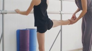 Rond de jambe en l'air (ронд де жамб анлер)