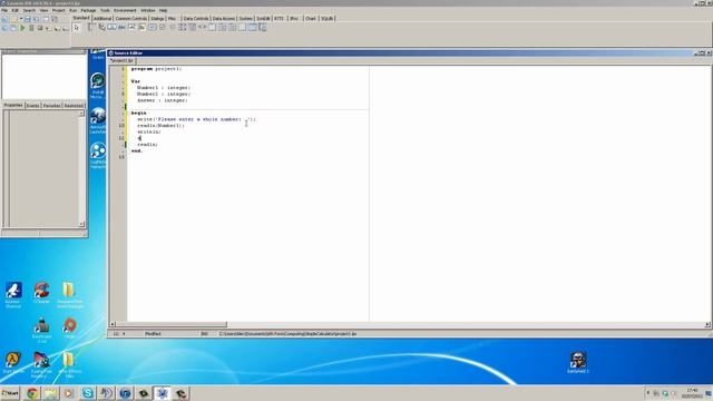 Pascal Programming Tutorials: Part 6 - Simple Calculator смотреть онлайн