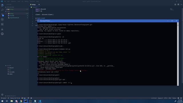 How to host a Python Discord Bot on Heroku 24/7 (discord.py, or any python library!) смотреть онлайн