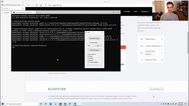 Automatically Rotoscope Video With AI - Python смотреть онлайн