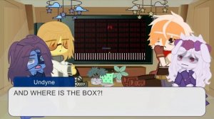 ➠ Undertale reacts to vhs Sans fight   ?   gacha club  ?  gcrv  ?  reaction video  ?  gcmv