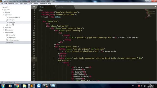 Desarrollando un Sistema de Venta (Parte 1) | PHP | Javascript | Mysql смотреть онлайн
