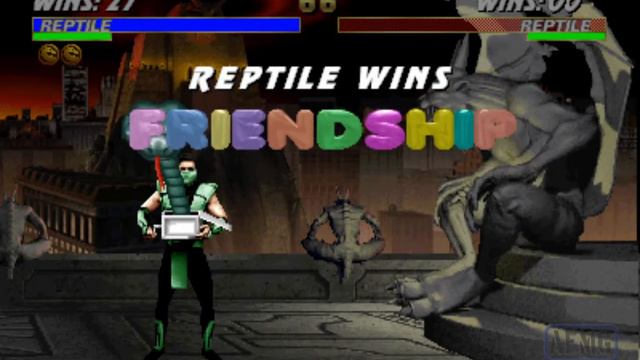 Ultimate Mortal Kombat 3 - Friendship - Reptile смотреть онлайн