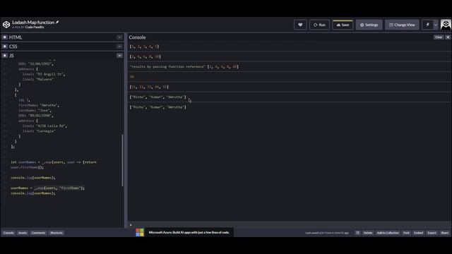 Lodash (_) _.map function - tute 1 смотреть онлайн