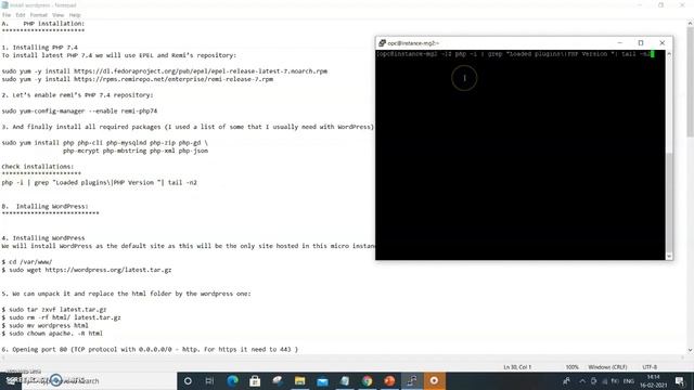 Installing WordPress on Oracle Cloud Infrastructure - Always Free tier - Part 1 смотреть онлайн