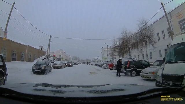 Поездка по городу Лебедянь на машине смотреть онлайн