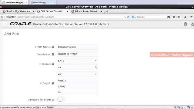 OGG 12.3 Part-5-Add distribution path pump to remote trail смотреть онлайн