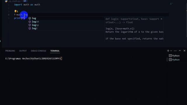 REALIZAR CALCULOS MATEMATICOS EN PYTHON CON LA LIBRERIA MATH?? смотреть онлайн