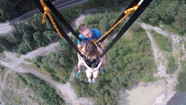 Качели SochiSwing 170 метров в Skypark