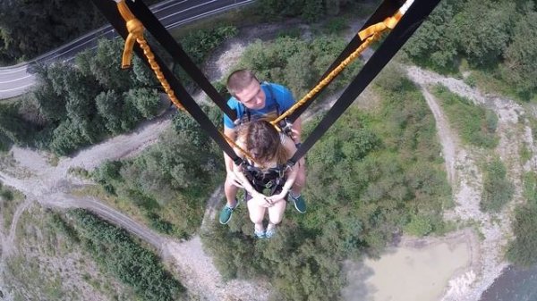 Качели SochiSwing 170 метров в Skypark