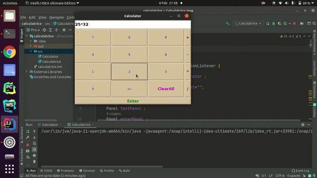 Build a Calculator using AWT Library (Github link in the description) смотреть онлайн