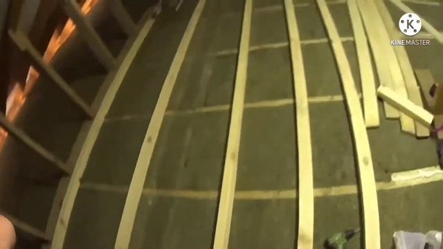 Правильное утепление потолочного перекрытия, пол на холодном чердаке с ветрозащитной плёнкой. 1част смотреть онлайн