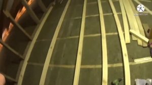 Правильное утепление потолочного перекрытия, пол на холодном чердаке с ветрозащитной плёнкой. 1част