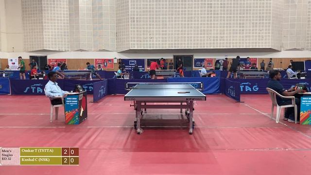 84th Maharashtra State Table Tennis Championships-2022, Pune. Omkar T (TSTTA) vs Kushal C (NSK) смотреть онлайн