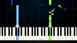 Brian Tyler - Formula 1 Theme - SLOW EASY Piano Tutorial by PlutaX