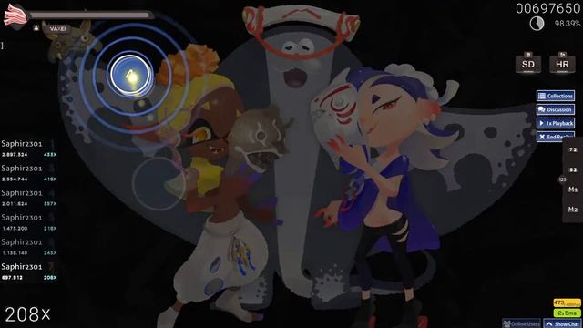 Anarchy Rainbow - Deep Cut - Splatoon 3 - Osu #41 смотреть онлайн