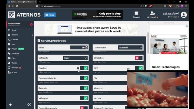 How to Make Your Aternos Server Cracked | Aternos Guide смотреть онлайн