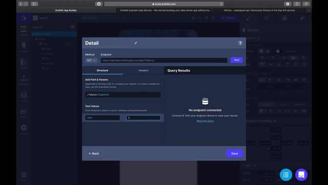 Using REST API data in Draftbit to pass data from a List screen to an Item Detail screen смотреть онлайн