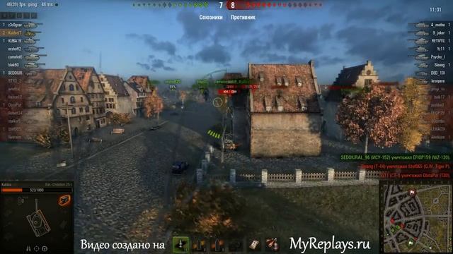 WOT: Руинберг - Bat Chatillon 25 t - 5 фрагов смотреть онлайн