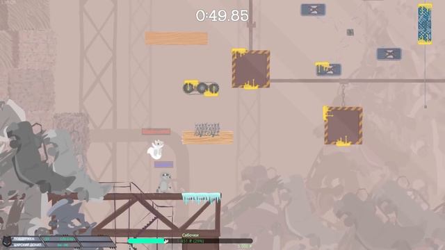 ИМ БЫЛО БОЛЬНО И СМЕШНО ОДНОВРЕМЕННО! - Ultimate Chicken Horse! смотреть онлайн