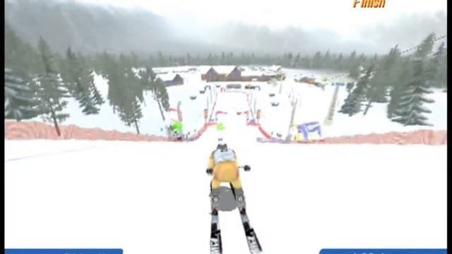 Ski Racing 2006 ... (PS2) Gameplay смотреть онлайн