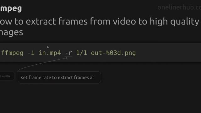 How to extract frames from video to high quality images #ffmpeg смотреть онлайн