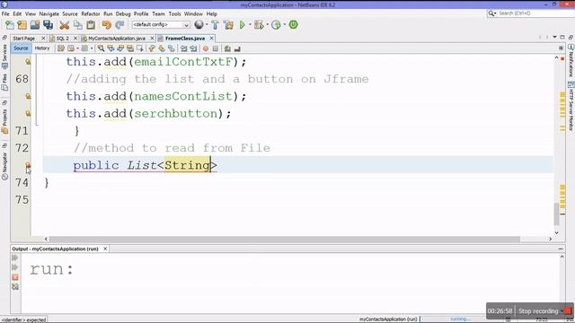 Java-Contacts Application Tutorial смотреть онлайн