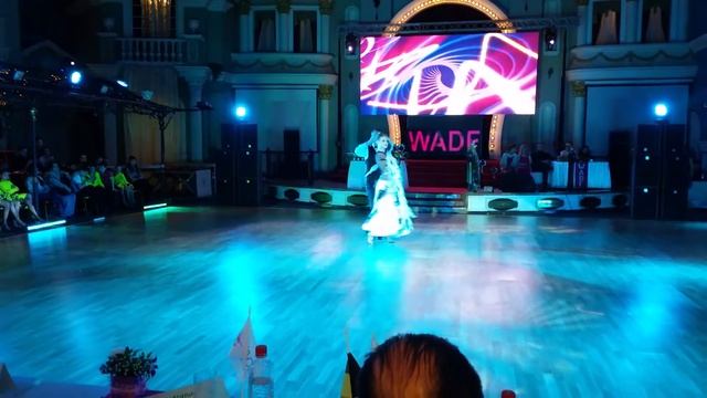 Вальс WADF Колузаева Анна и Амантаев Канжар смотреть онлайн