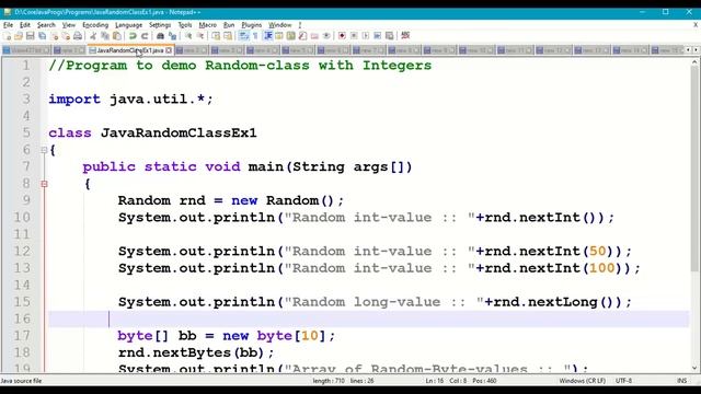 Java Random class with Integers || Java Random Number Generation || java.util.Random class || #437 смотреть онлайн