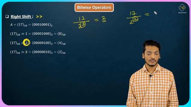 Bitwise Right Shift Operator | C Programming смотреть онлайн
