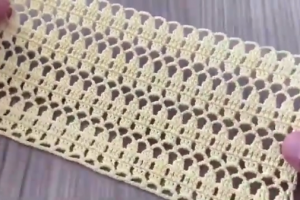 Ажурный узор крючком для топа, пуловера, кардигана - Вязание крючком для начинающих