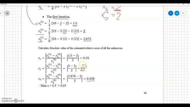 Jacobi Iterative Method