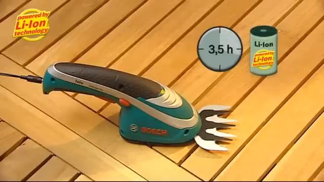 Bosch Gartengeräte Akku Gras und Strauchschere Isio смотреть онлайн