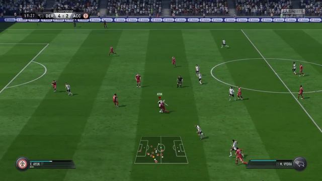 FIFA 18 Дерби Каунти - Аккрингтон (1 тур Чемпионата Англии в Чемпионшипе) смотреть онлайн