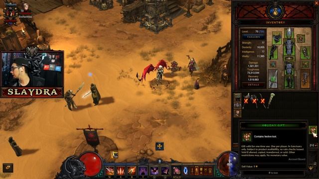 Diablo 3 New Event Massive Opening Holiday Gift Results New Diablo 3 Update смотреть онлайн