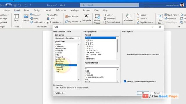 Insert a Word Count function into Your MS Word Document смотреть онлайн