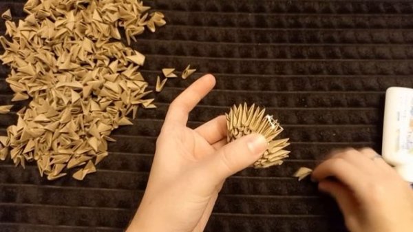 3D ORIGAMI REINDEER | creating 3d origami deer | 3d origami lesson | 3d origami tutorial