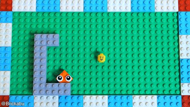 Snake the Game on LEGO (stop-motion animation) смотреть онлайн